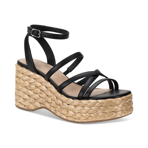 Sun + Stone Womens Strappy Manmade Espadrilles - Picture 1 of 3